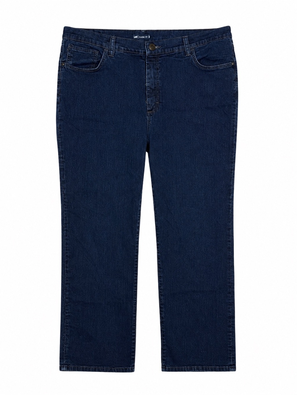 Lee Classic Fit 16 Medium Dark Wash Straight Leg Stretch Jeans